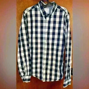Men’s Denim & Flower checkered shirt